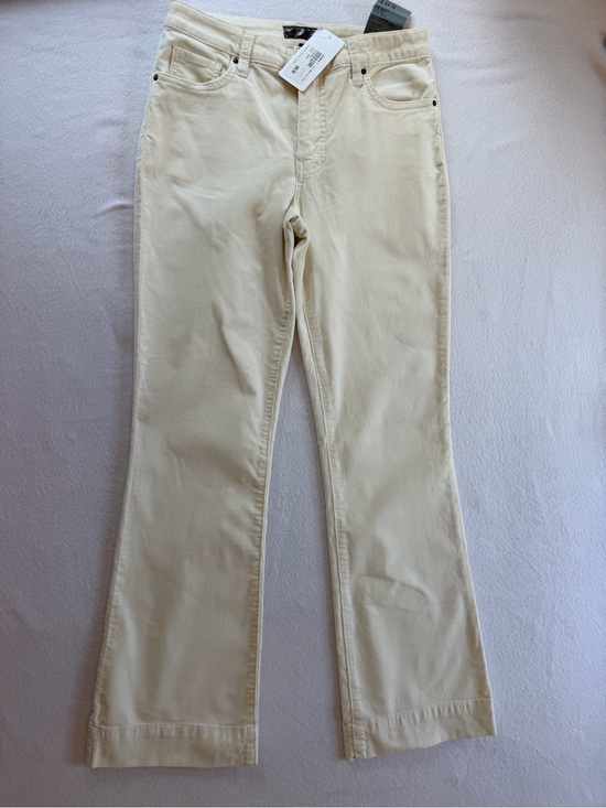 Kut from the Kloth Denim - Kut from the Kloth High Rise Kelsey Women's Cream Courdoroy Jeans size 4